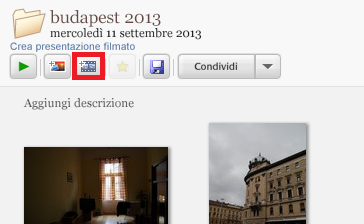 Creare filmato foto con Picasa