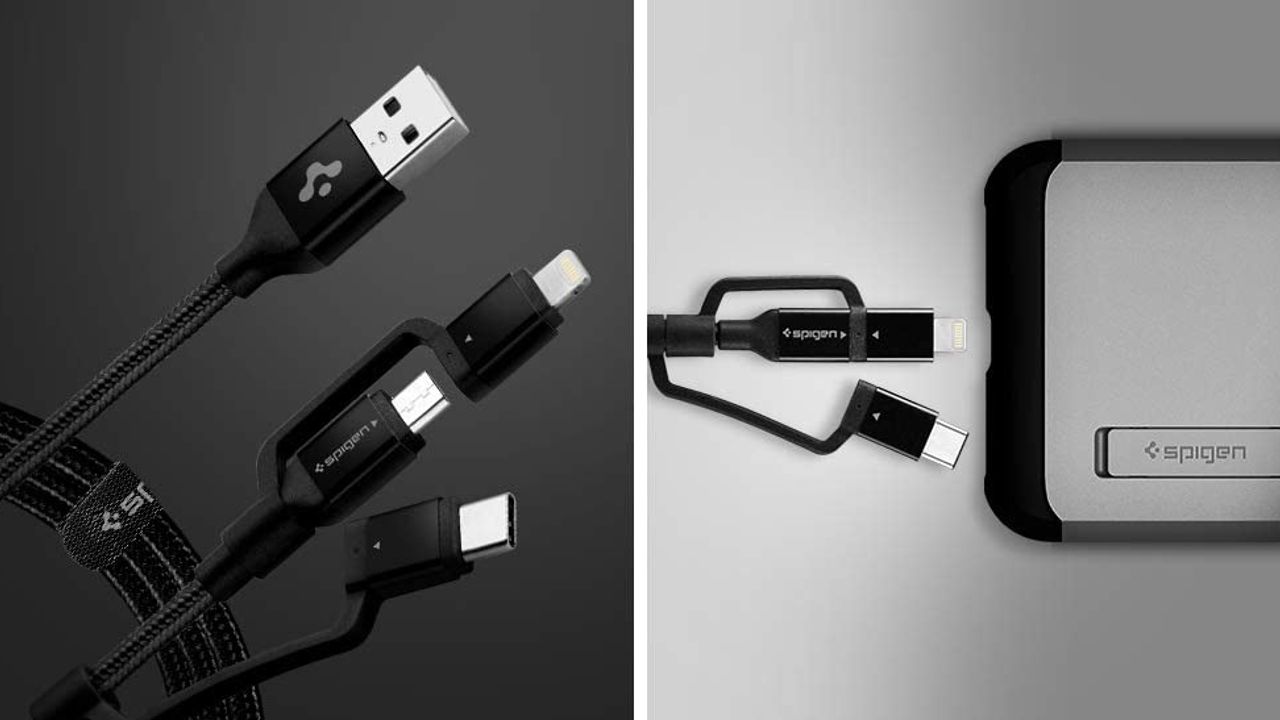 cavo usb-c con connettori multipli