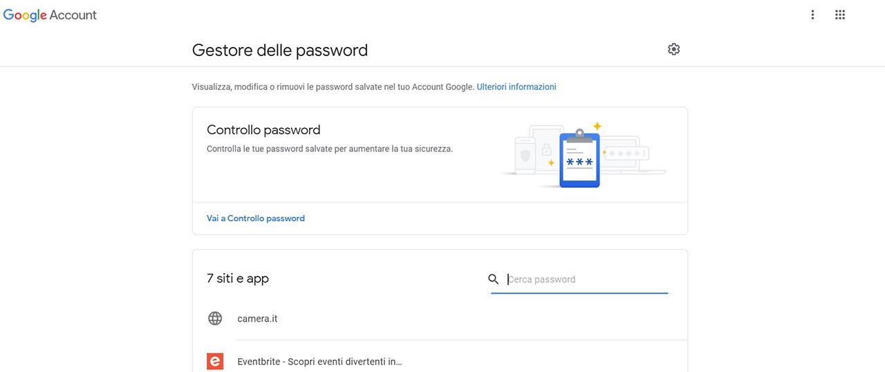 chrome password manager