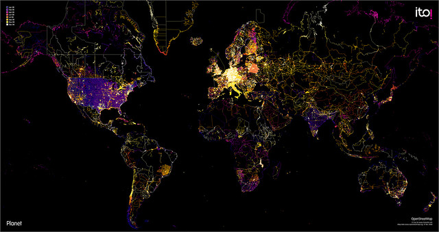 Mappa realizzata utilizzando open data