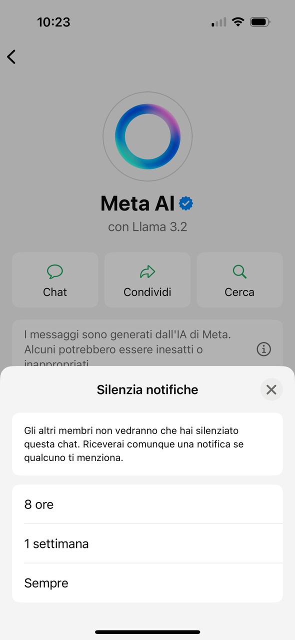 meta ai whatsapp
