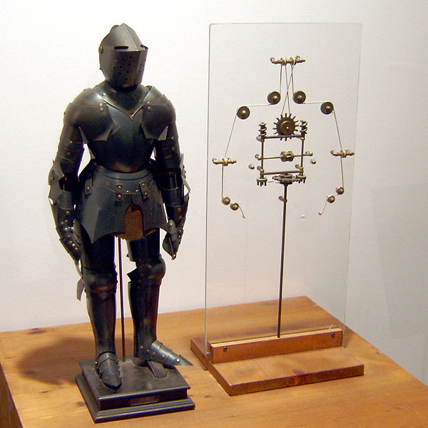 Riproduzione del cavaliere vinciano