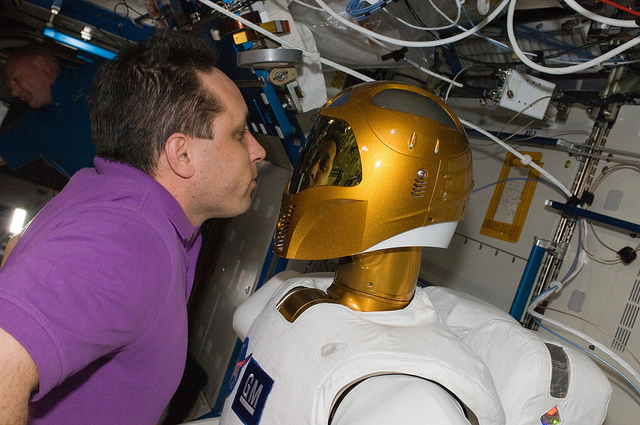 Il Robonaut2 a bordo della ISS