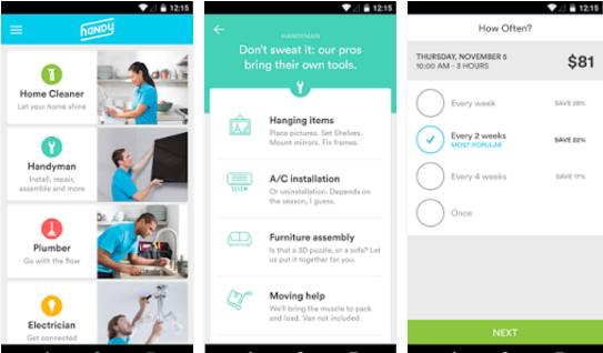 handy app