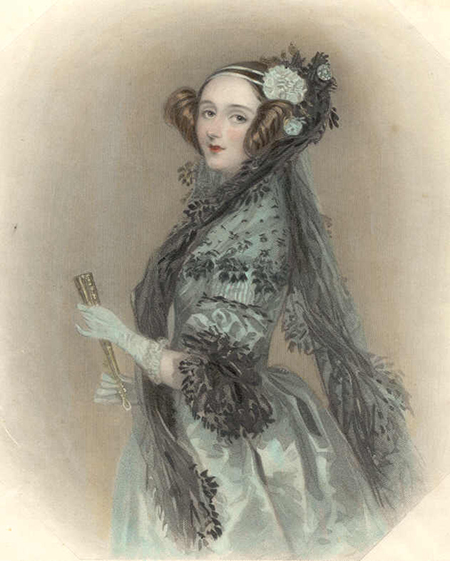 Ritratto di una giovanissima Ada Lovelace