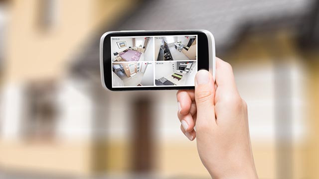 Controllo delle immagini delle telecamere di videosorveglianza via smartphone