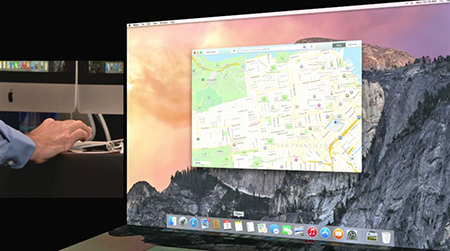 La nuova itnerfaccia di OS X 10.10