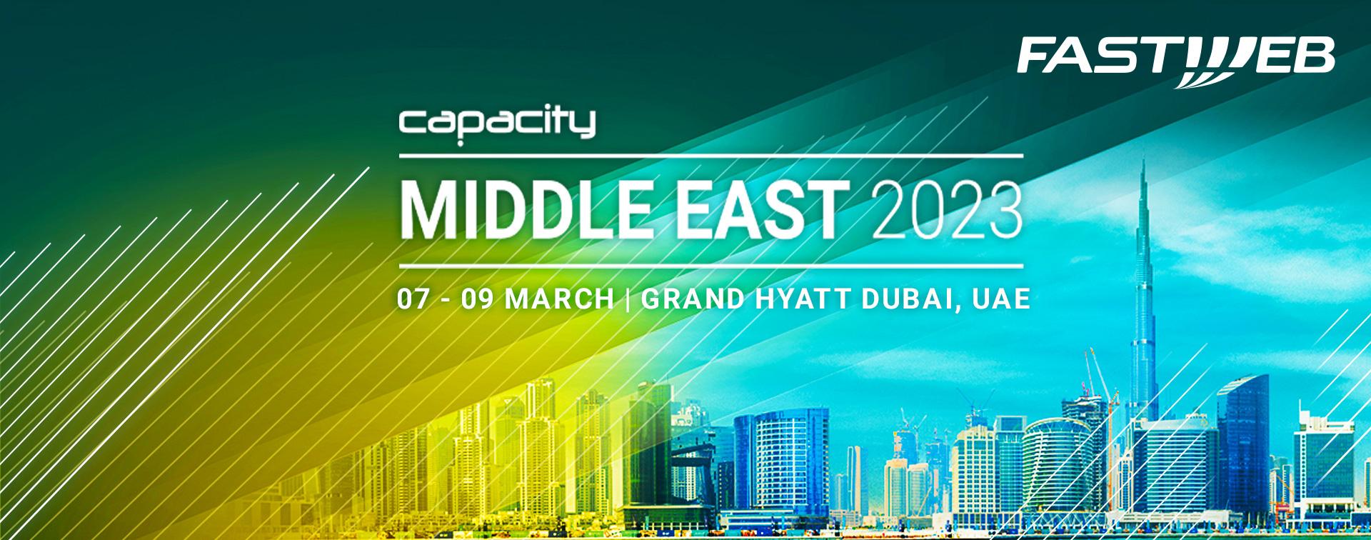 Meet the Fastweb Wholesale Team at the Capacity Middle East